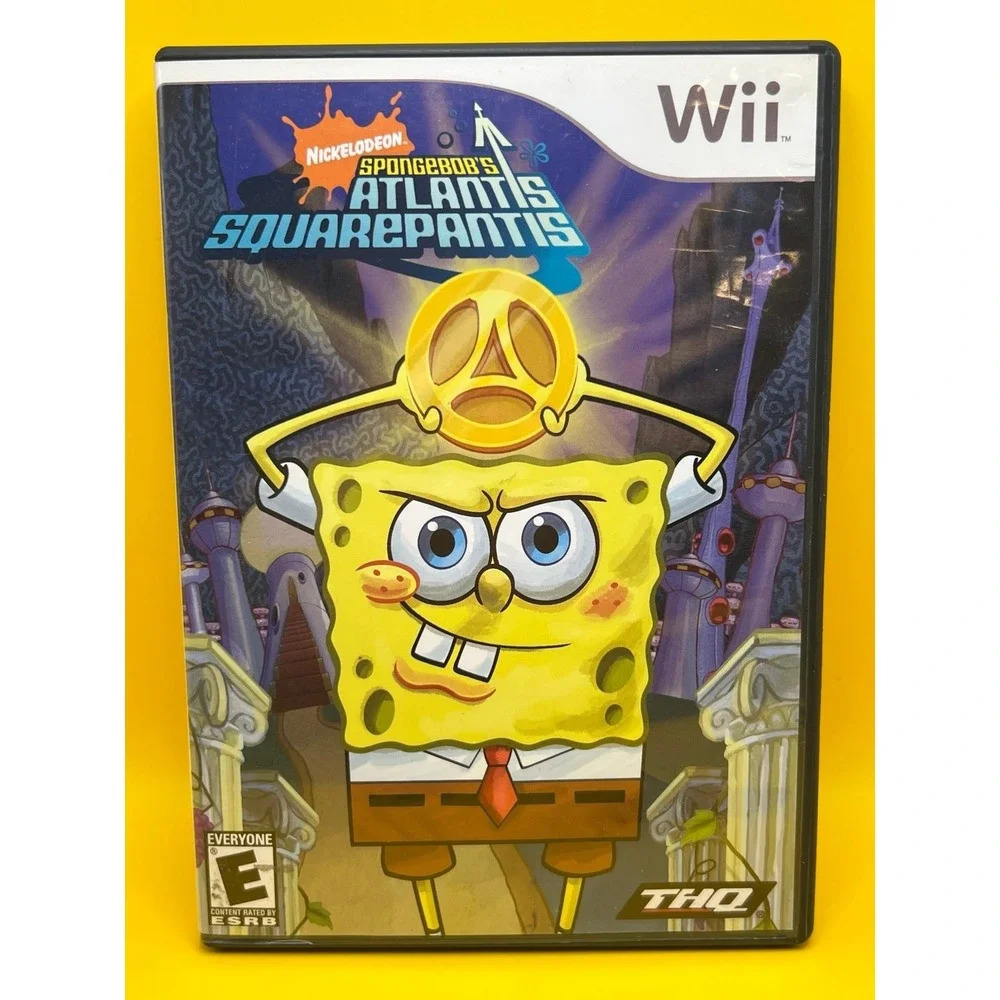 Nintendo Wii SpongeBob's Atlantis Squarepantis Video Game - No Manual